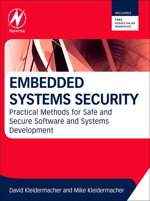 Title details for Embedded Systems Security by David Kleidermacher - Available